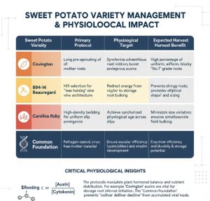 Variety-Specific Morphogenesis and Nursery Protocols