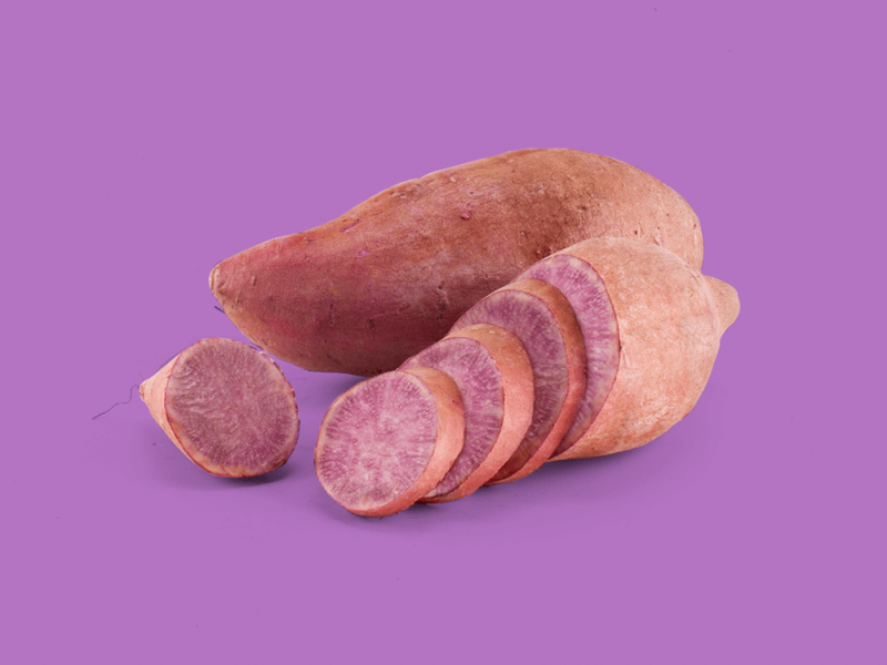 Purple flesh
